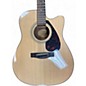 Used Yamaha FX335C Natural Acoustic Electric Guitar