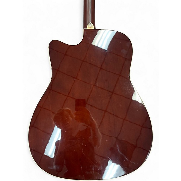 Used Yamaha FX335C Natural Acoustic Electric Guitar