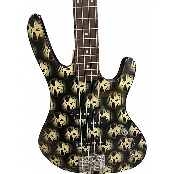 Used Washburn xb102 Black Electric Bass Guitar