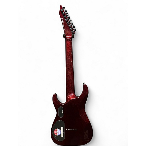 Used ESP LTD SC608B Stephen Carpenter Signature Baritone Red Sparkle Solid Body Electric Guitar