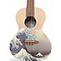 Used Luna uke gwt BLUE WAVE Ukulele