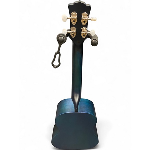 Used Luna uke gwt BLUE WAVE Ukulele