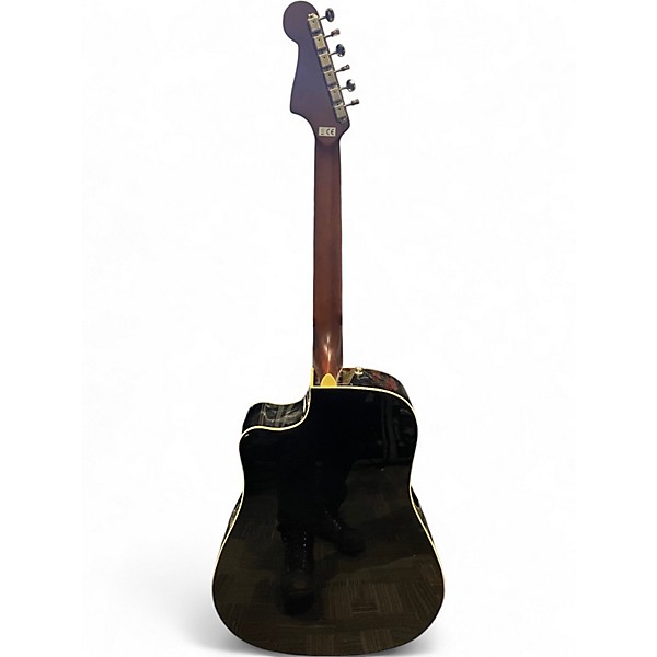 Used Fender Redondo Black Acoustic Electric Guitar