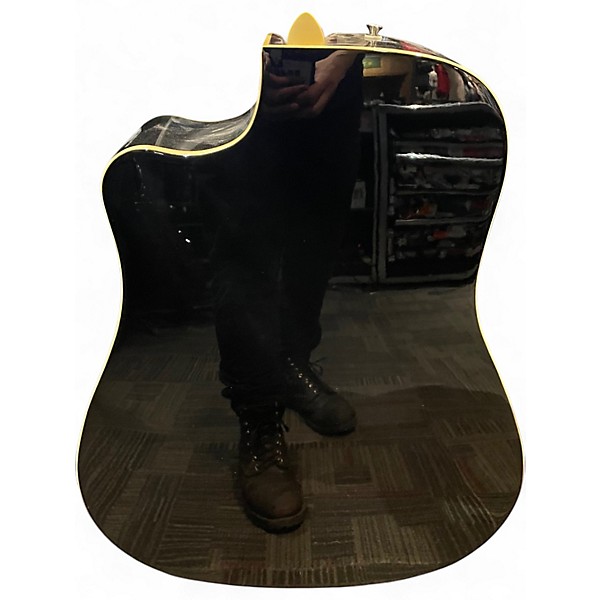 Used Fender Redondo Black Acoustic Electric Guitar