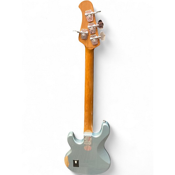 Used Sterling by Music Man Stingray Firemist Blue Electric Bass Guitar