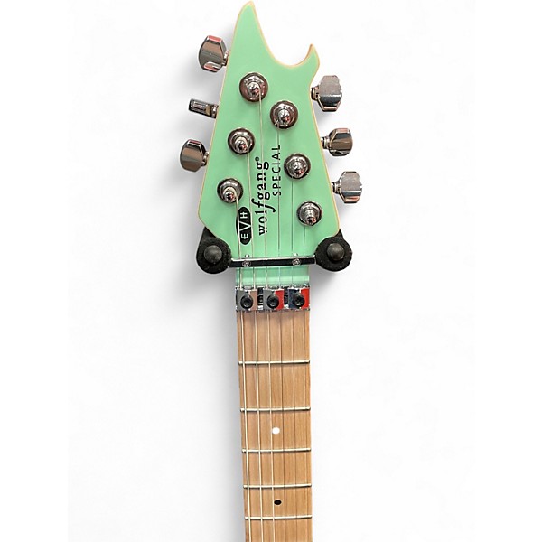 Used EVH Wolfgang Special SATIN SURF GREEN Solid Body Electric Guitar