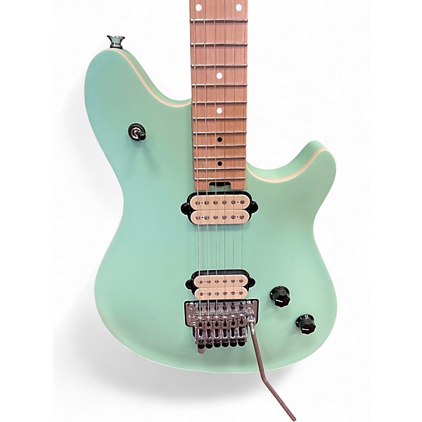 Used EVH Wolfgang Special SATIN SURF GREEN Solid Body Electric Guitar