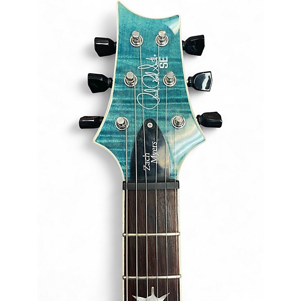 Used PRS Zach Myers Signature SE Blue Solid Body Electric Guitar