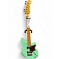 Used Reverend Descent Wilkinson Baritone Electric Guitar With Maple Finger Seafoam Green Solid Body Electric Guitar thumbnail