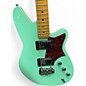 Used Reverend Descent Wilkinson Baritone Electric Guitar With Maple Finger Seafoam Green Solid Body Electric Guitar