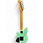 Used Reverend Descent Wilkinson Baritone Electric Guitar With Maple Finger Seafoam Green Solid Body Electric Guitar