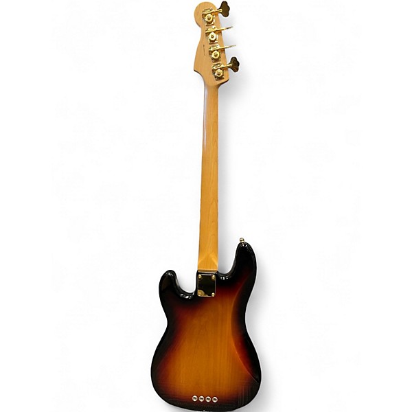 Used Fender American Standard Precision Bass Sunburst Electric Bass Guitar