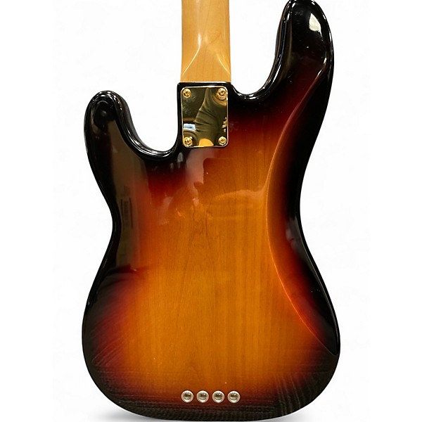 Used Fender American Standard Precision Bass Sunburst Electric Bass Guitar