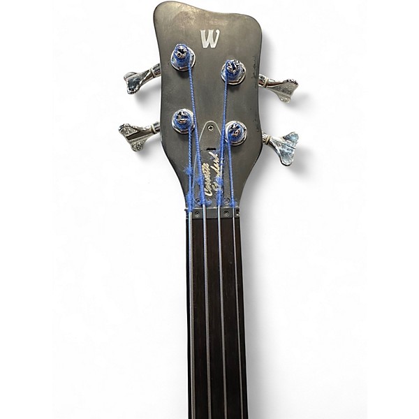Used Warwick Pro Series Standard Corvette 4 String Fretless Bubinga Electric Bass Guitar