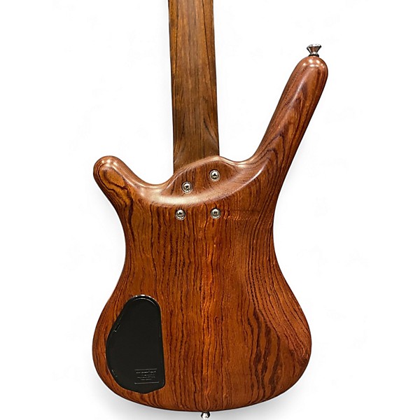 Used Warwick Pro Series Standard Corvette 4 String Fretless Bubinga Electric Bass Guitar