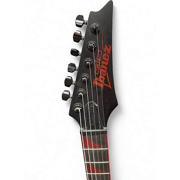 Used Ibanez GRG20Z Gio Flat Black Solid Body Electric Guitar