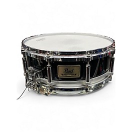 Used Pearl 14X5.5 Free Floating Snare Black Drum