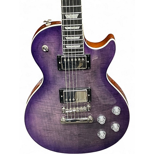 Used Epiphone Les Paul Modern Figured Purple Burst Solid Body Electric Guitar