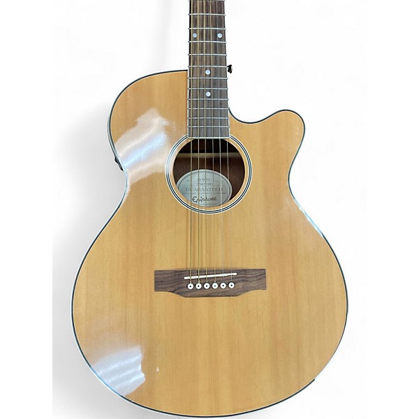 Used Epiphone PR4E Natural Acoustic Electric Guitar