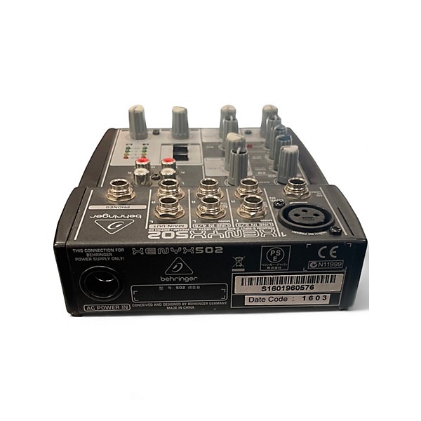Used Behringer Xenyx 502 Unpowered Mixer