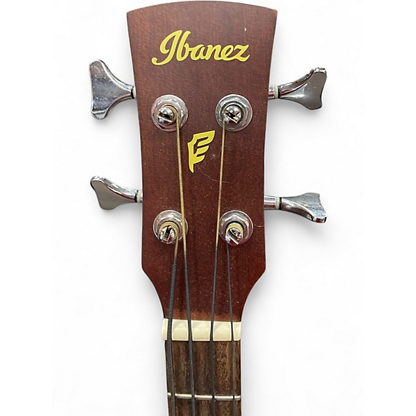 Used Ibanez PCBE12MH Natural Acoustic Bass Guitar