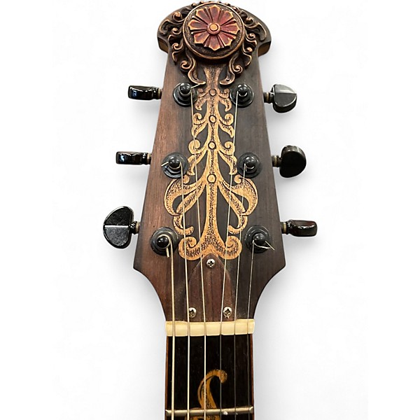 Used Blueberry Single Cut #47 Carved Wood Solid Body Electric Guitar