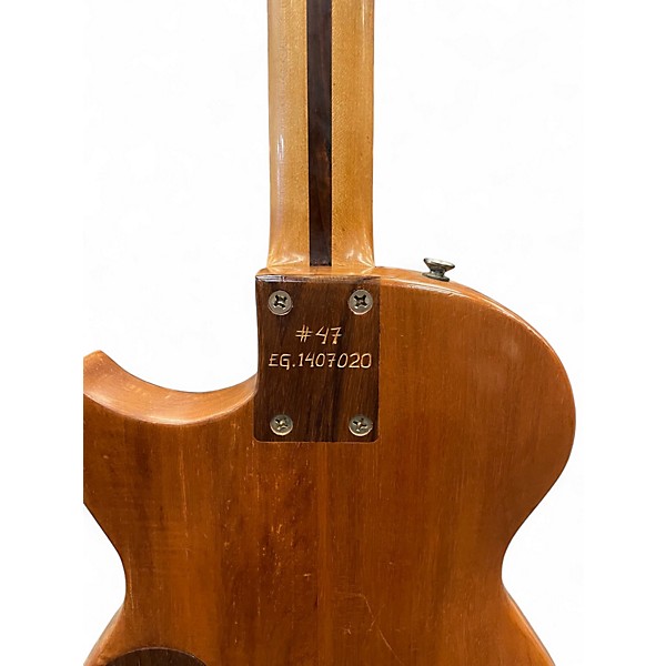 Used Blueberry Single Cut #47 Carved Wood Solid Body Electric Guitar