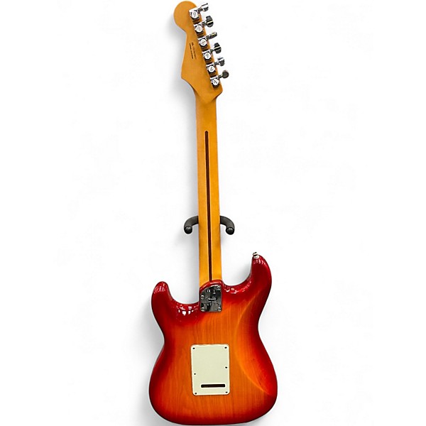 Used Fender American Ultra Stratocaster Cherry Sunburst Solid Body Electric Guitar