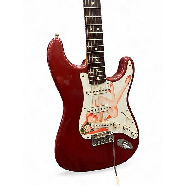 Used Fender Standard Stratocaster Red Solid Body Electric Guitar