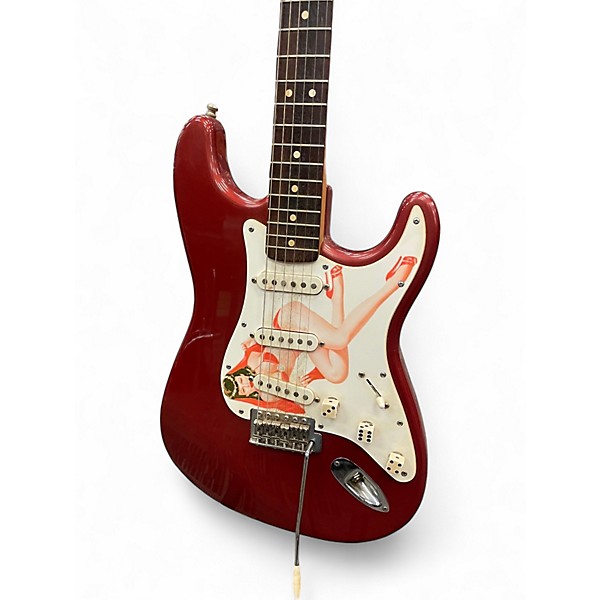 Used Fender Standard Stratocaster Red Solid Body Electric Guitar