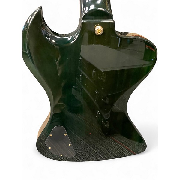 Used Woodrite REVELATOR TRANS GREEN Solid Body Electric Guitar