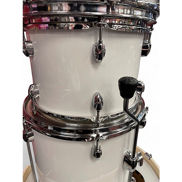 Used 2024 Pearl 6 Piece Export Polar White Drum Kit