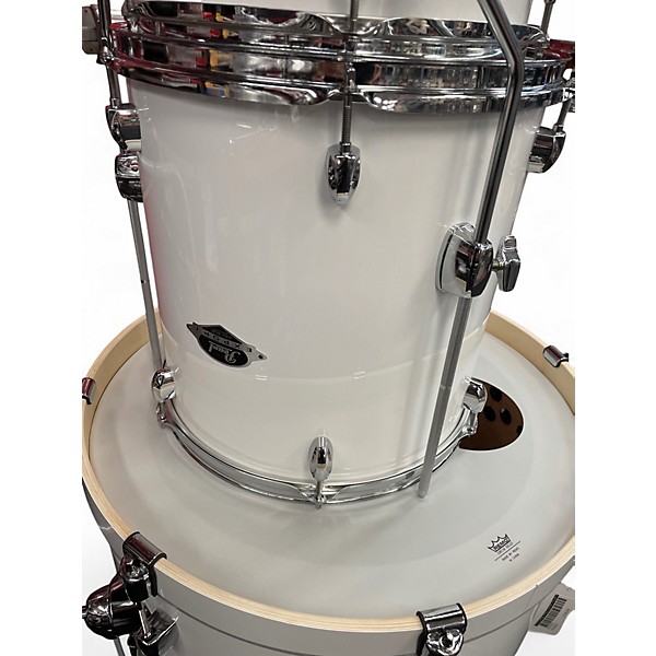 Used 2024 Pearl 6 Piece Export Polar White Drum Kit