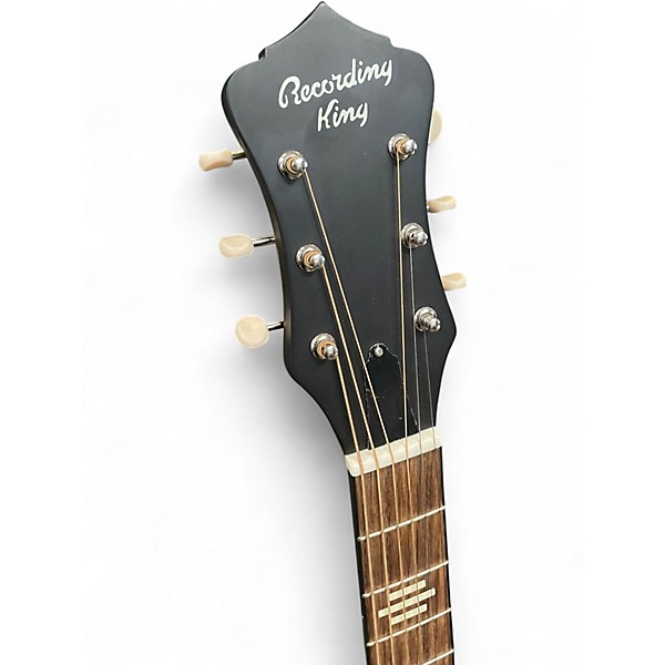 Used Recording King RPH-R2-E Dirty 30s Satin Black Resonator Guitar