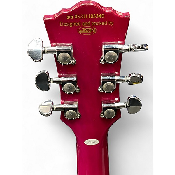Used Firefly FFLP Classic Pink Solid Body Electric Guitar