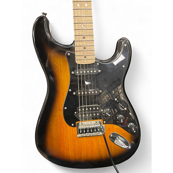 Used Squier Sonic Stratocaster 2 Tone Sunburst Solid Body Electric Guitar