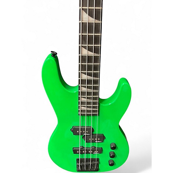 Used Jackson Concert Bass Minion JS1x Short-Scale Neon Green Electric Bass Guitar