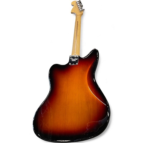 Used 2020 Fender American Professional Jaguar 3 Color Sunburst Solid Body Electric Guitar