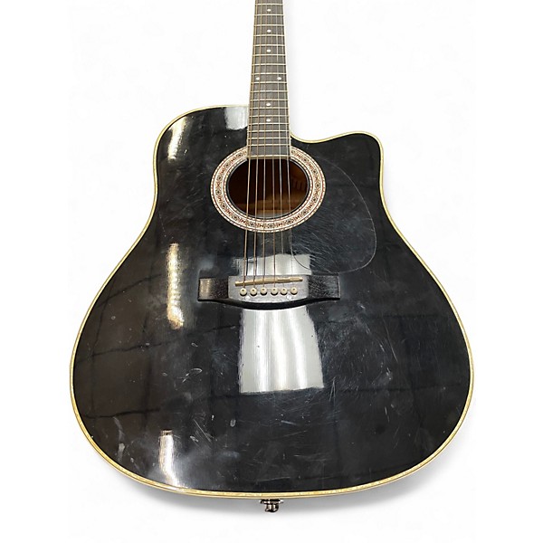 Used Esteban American Legacy Black Acoustic Electric Guitar