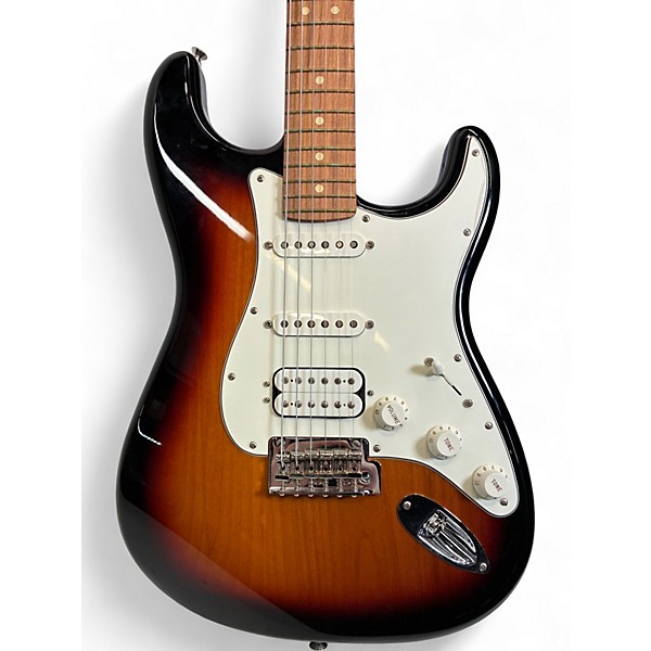 Used Fender Player Stratocaster 3 Color Sunburst Solid Body Electric Guitar
