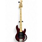 Used Sterling by Music Man StingRay5 Maroon Electric Bass Guitar thumbnail