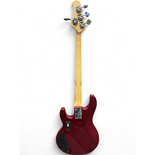 Used Sterling by Music Man StingRay5 Maroon Electric Bass Guitar