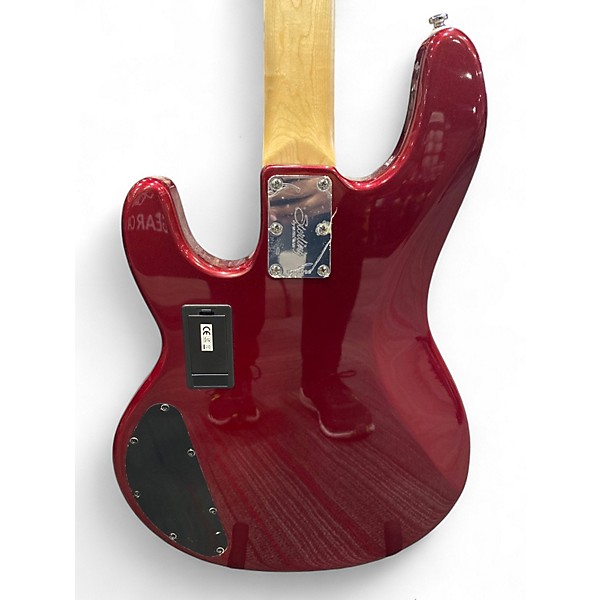 Used Sterling by Music Man StingRay5 Maroon Electric Bass Guitar