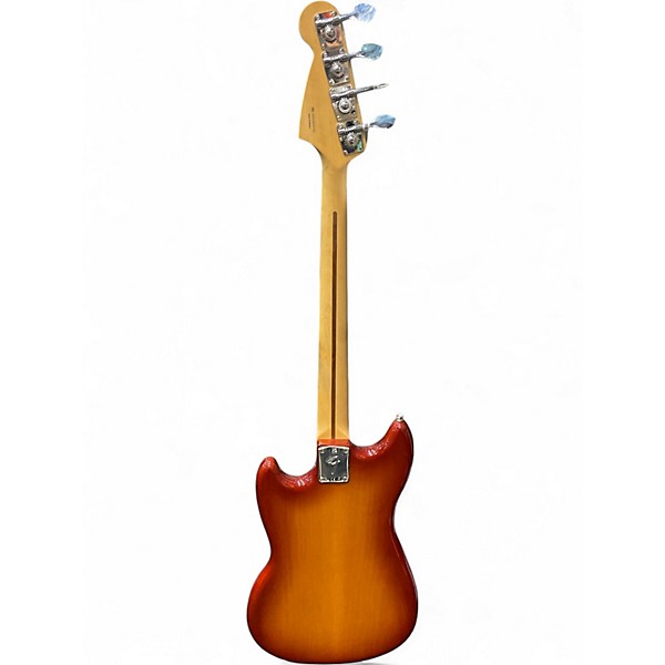 Used Fender Mustang Bass Sienna Sunburst Electric Bass Guitar