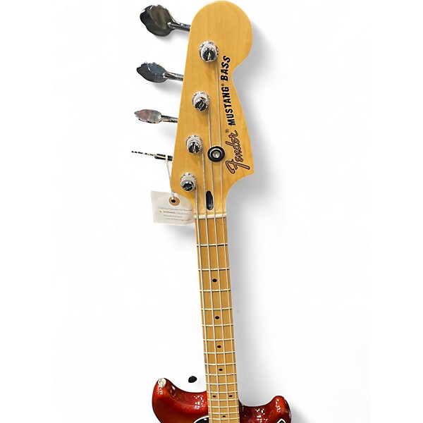 Used Fender Mustang Bass Sienna Sunburst Electric Bass Guitar