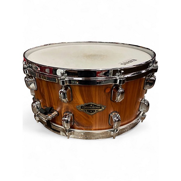 Used TAMA 6X14 Starclassic Performer Snare Natural Ceder Drum