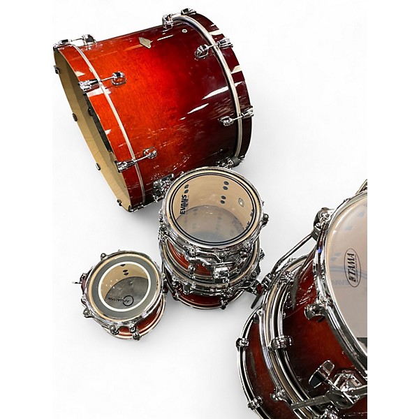 Used TAMA 6 Piece Starclassic Performer Cherry Fade Drum Kit