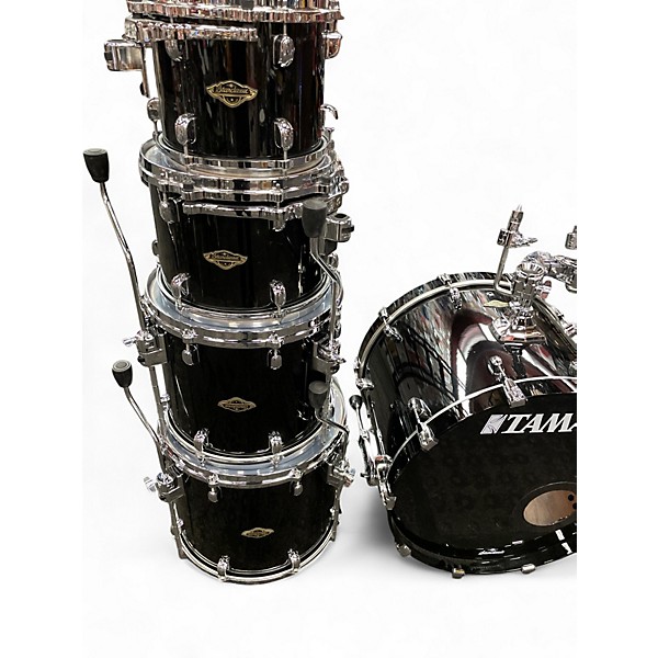 Used TAMA 5 Piece Starclassic Black Drum Kit