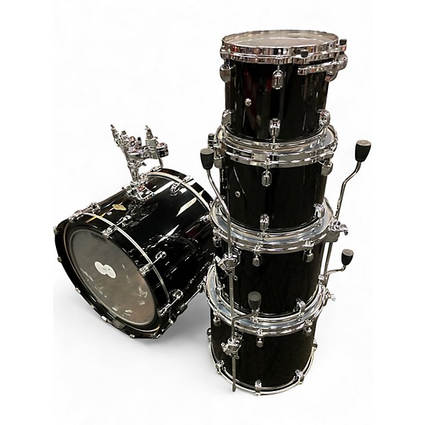 Used TAMA 5 Piece Starclassic Black Drum Kit