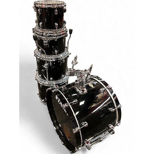 Used TAMA 5 Piece Starclassic Black Drum Kit